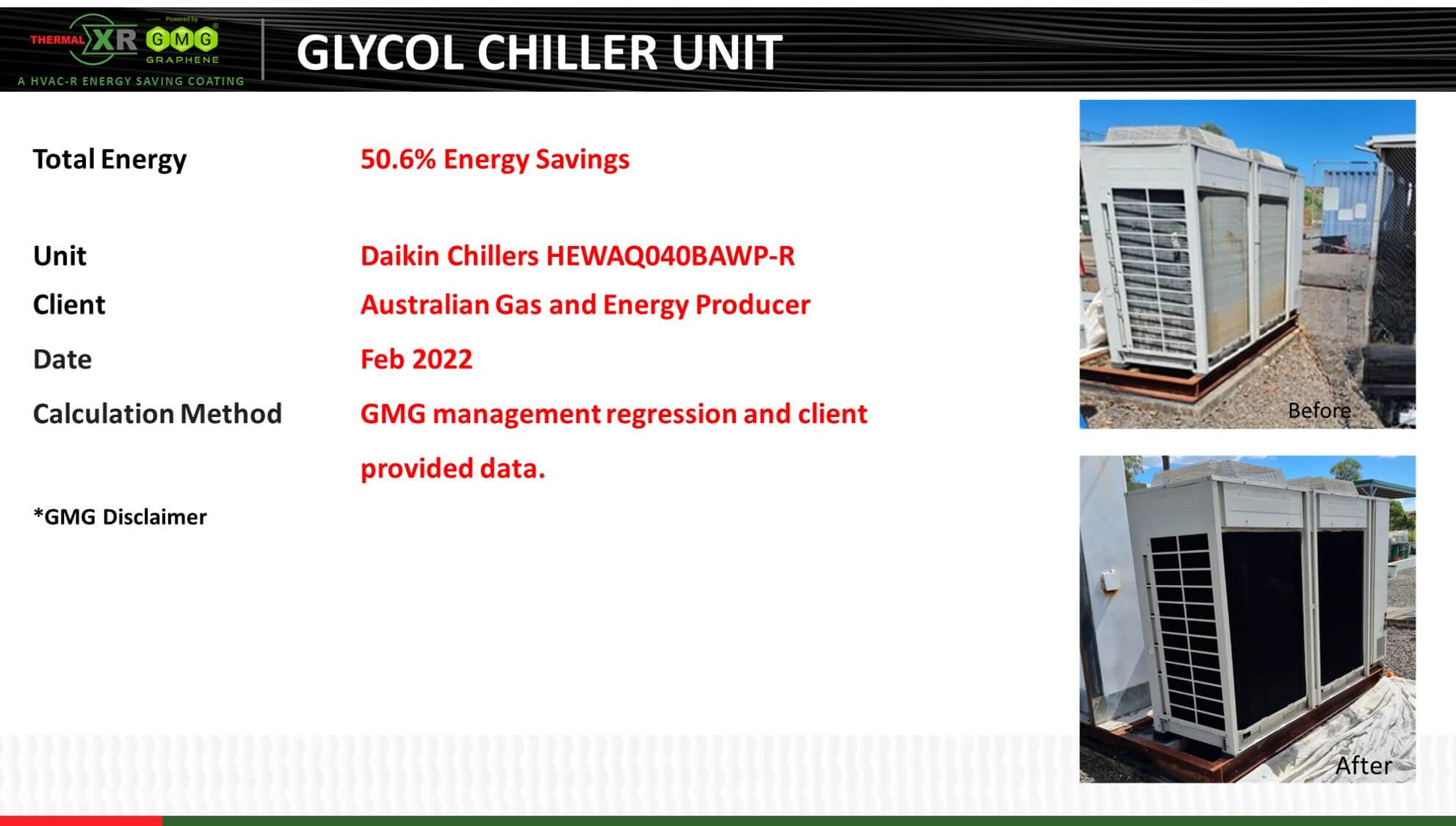 Australian glycol chiller THERMAL-XR case study page