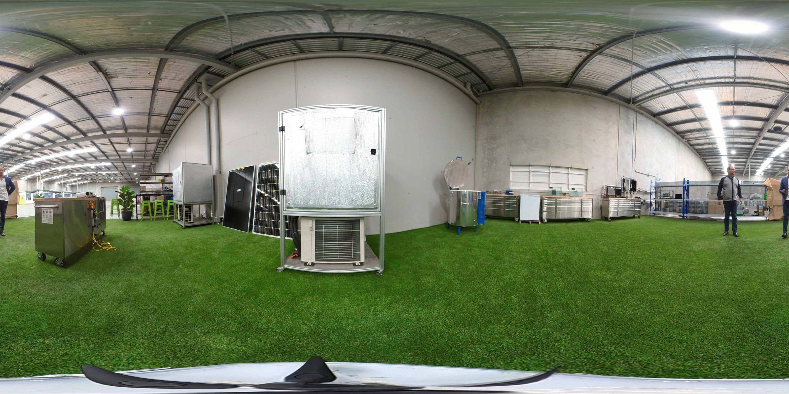 THERMAL-XR demonstration centre non-coated air conditioner display