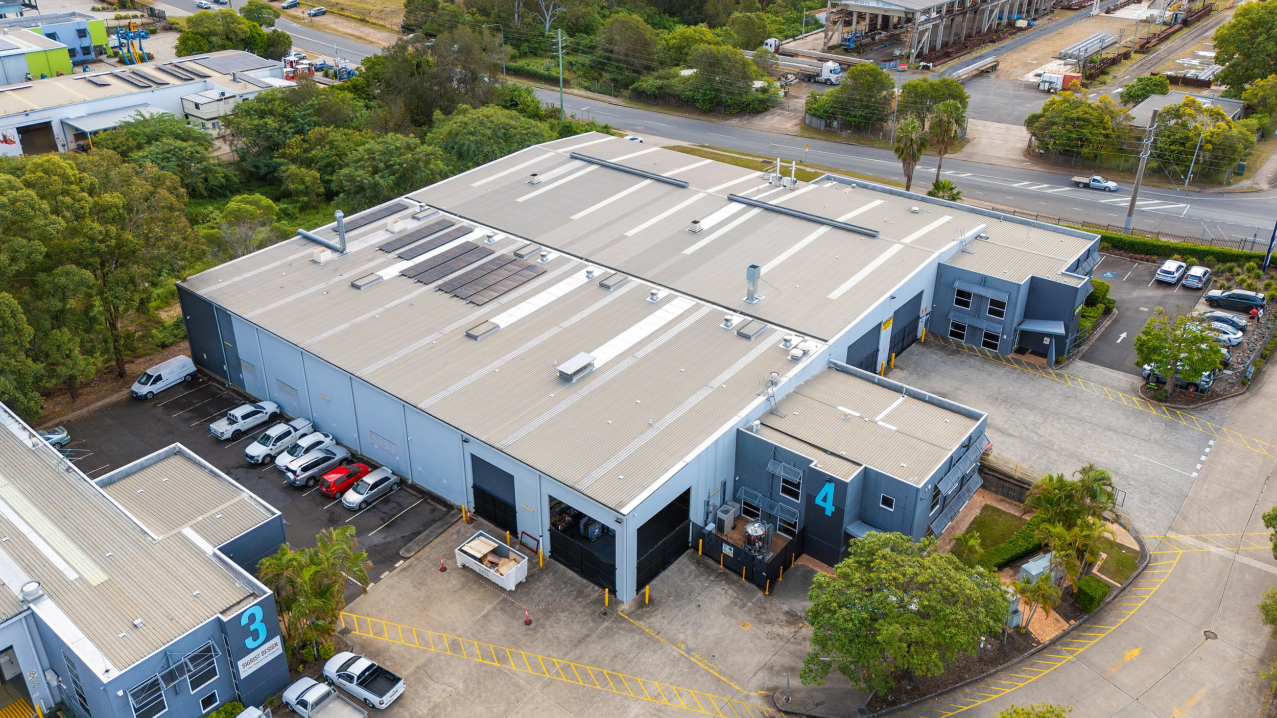GMG Richlands facility aerial view for investor information